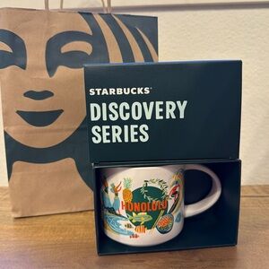🏝️ HONOLULU Discovery Series NIB 14oz mug coffee tea Starbucks Hawaii collection